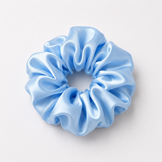 Blue Hair Scrunchie