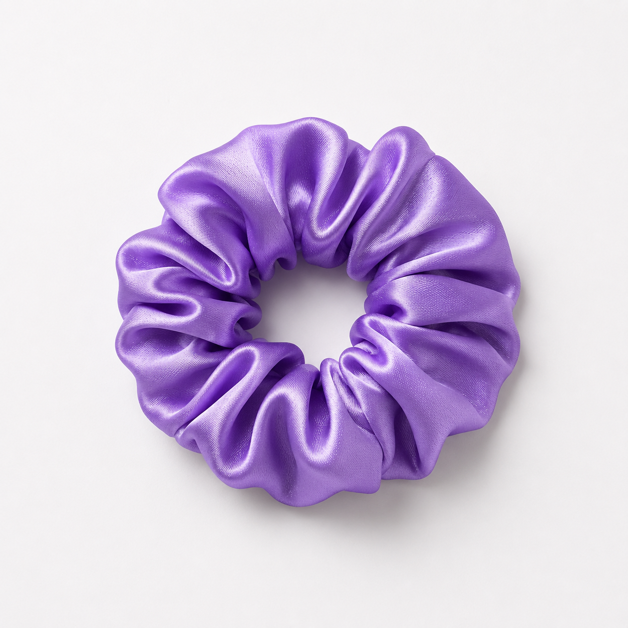 Purple Hair Scrunchie